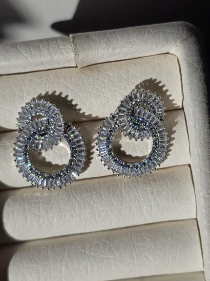 گوشواره طرح جواهر 1